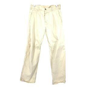 Y2K Diesel Chino Pants Men's Size 31 Light Cream Tan Straight Leg *READ